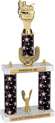 Trophy: 2-Post w/ Wreath Riser & Trim
