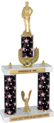 Trophy: 2-Post w/ Wreath Riser & Trim