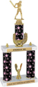 Trophy: 2-Post w/ Wreath Riser & Trim