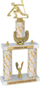 Trophy: 2-Post w/ Wreath Riser & Trim