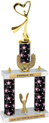 Trophy: 2-Post w/ Wreath Riser & Trim