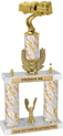 Trophy: 2-Post w/ Wreath Riser & Trim