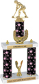 Trophy: 2-Post w/ Wreath Riser & Trim