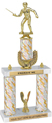 Trophy: 2-Post w/ Wreath Riser & Trim