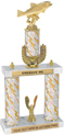 Trophy: 2-Post w/ Wreath Riser & Trim