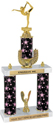 Trophy: 2-Post w/ Wreath Riser & Trim