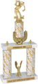 Trophy: 2-Post w/ Wreath Riser & Trim