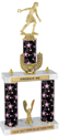 Trophy: 2-Post w/ Wreath Riser & Trim