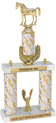 Trophy: 2-Post w/ Wreath Riser & Trim