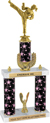 Trophy: 2-Post w/ Wreath Riser & Trim