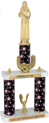 Trophy: 2-Post w/ Wreath Riser & Trim
