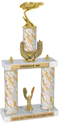 Trophy: 2-Post w/ Wreath Riser & Trim