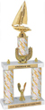 Trophy: 2-Post w/ Wreath Riser & Trim