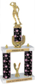 Trophy: 2-Post w/ Wreath Riser & Trim