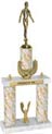 Trophy: 2-Post w/ Wreath Riser & Trim