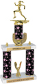 Trophy: 2-Post w/ Wreath Riser & Trim