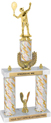 Trophy: 2-Post w/ Wreath Riser & Trim