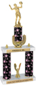 Trophy: 2-Post w/ Wreath Riser & Trim