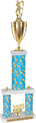 Trophy: 2-Post w/ Square/Oval Center Column & Trim