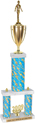 Trophy: 2-Post w/ Square/Oval Center Column & Trim