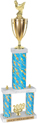 Trophy: 2-Post w/ Square/Oval Center Column & Trim