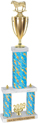 Trophy: 2-Post w/ Square/Oval Center Column & Trim