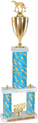 Trophy: 2-Post w/ Square/Oval Center Column & Trim