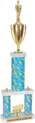 Trophy: 2-Post w/ Square/Oval Center Column & Trim