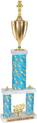 Trophy: 2-Post w/ Square/Oval Center Column & Trim