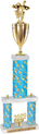 Trophy: 2-Post w/ Square/Oval Center Column & Trim