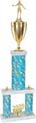 Trophy: 2-Post w/ Square/Oval Center Column & Trim