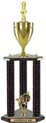 Trophy: Wood 3-Post w/ Insert