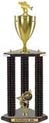 Trophy: Wood 3-Post w/ Insert