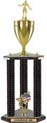 Trophy: Wood 3-Post w/ Insert