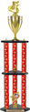 Trophy: Interchangeable 3-Post w/ Insert