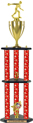 Trophy: Interchangeable 3-Post w/ Insert