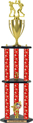 Trophy: Interchangeable 3-Post w/ Insert