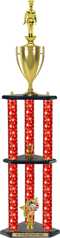 Trophy: Interchangeable 3-Post w/ Insert