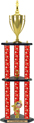 Trophy: Interchangeable 3-Post w/ Insert