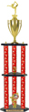 Trophy: Interchangeable 3-Post w/ Insert