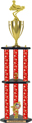 Trophy: Interchangeable 3-Post w/ Insert