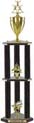 Trophy: Wood 3-Post w/ Insert