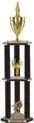Trophy: Wood 3-Post w/ Insert