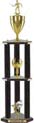 Trophy: Wood 3-Post w/ Insert