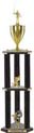 Trophy: Wood 3-Post w/ Insert