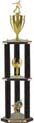 Trophy: Wood 3-Post w/ Insert