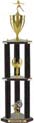 Trophy: Wood 3-Post w/ Insert