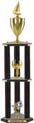 Trophy: Wood 3-Post w/ Insert