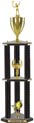Trophy: Wood 3-Post w/ Insert