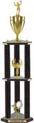 Trophy: Wood 3-Post w/ Insert